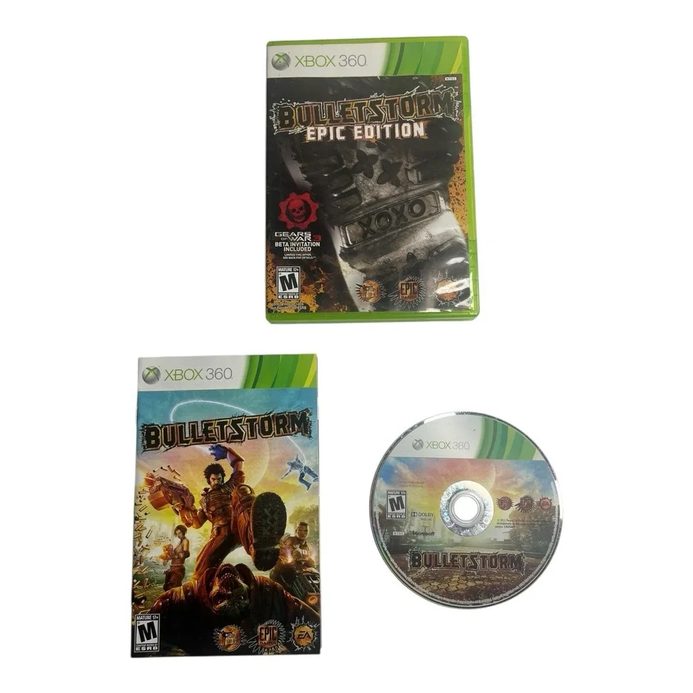 Xbox 360 Bulletstorm Red Faction COD Assassins Medal of Honor Video Bundle Lot 6